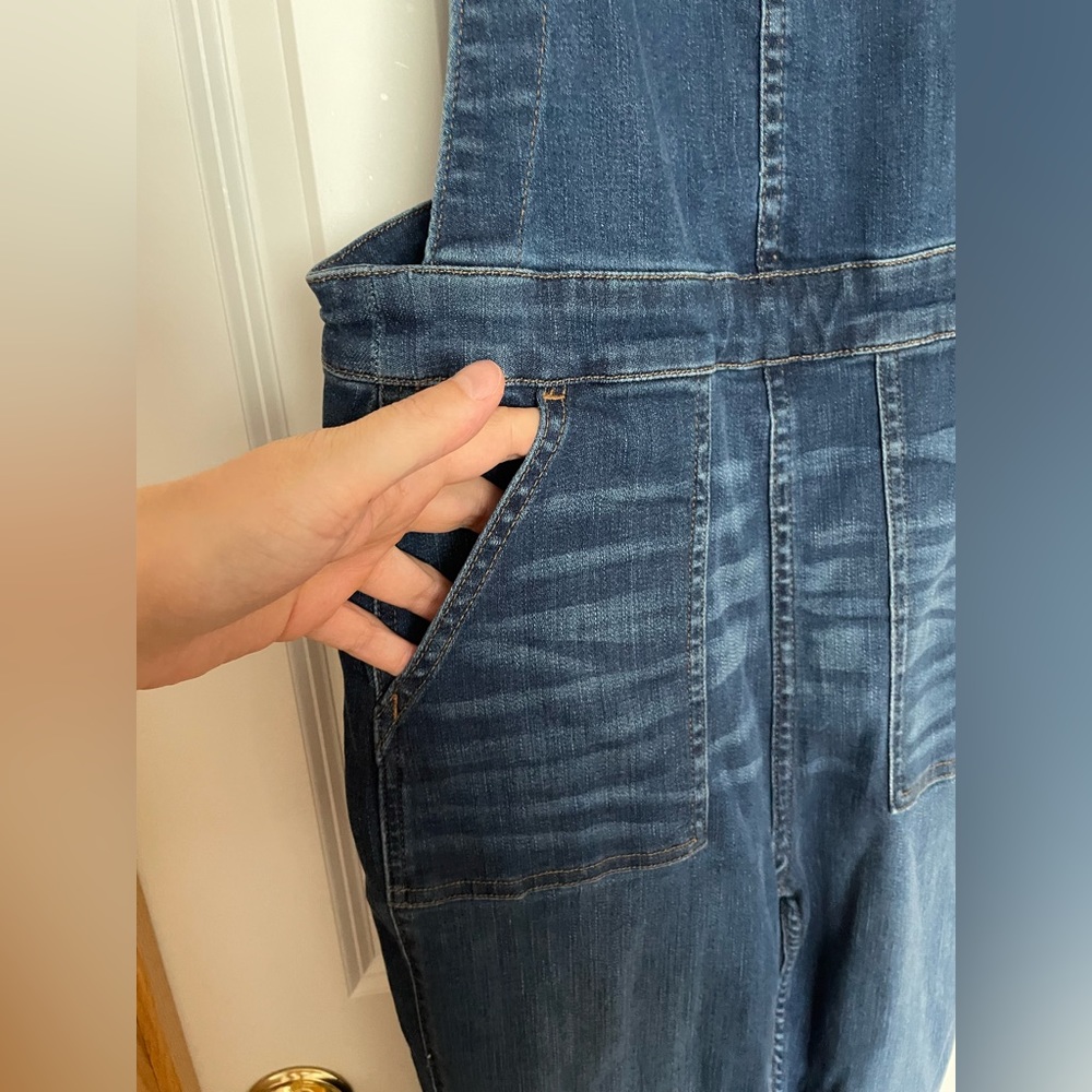 Women's Blue Denim Overalls - Picture 10 of 13